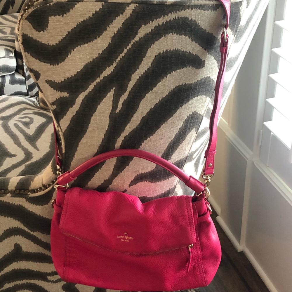 Hot pink Crossbody Kate Spade Purse